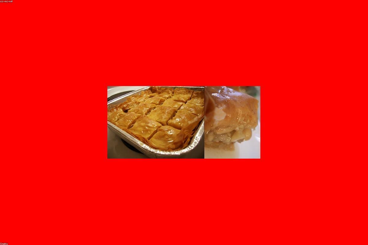 Baklava koja hrska: savršen omjer sirupa